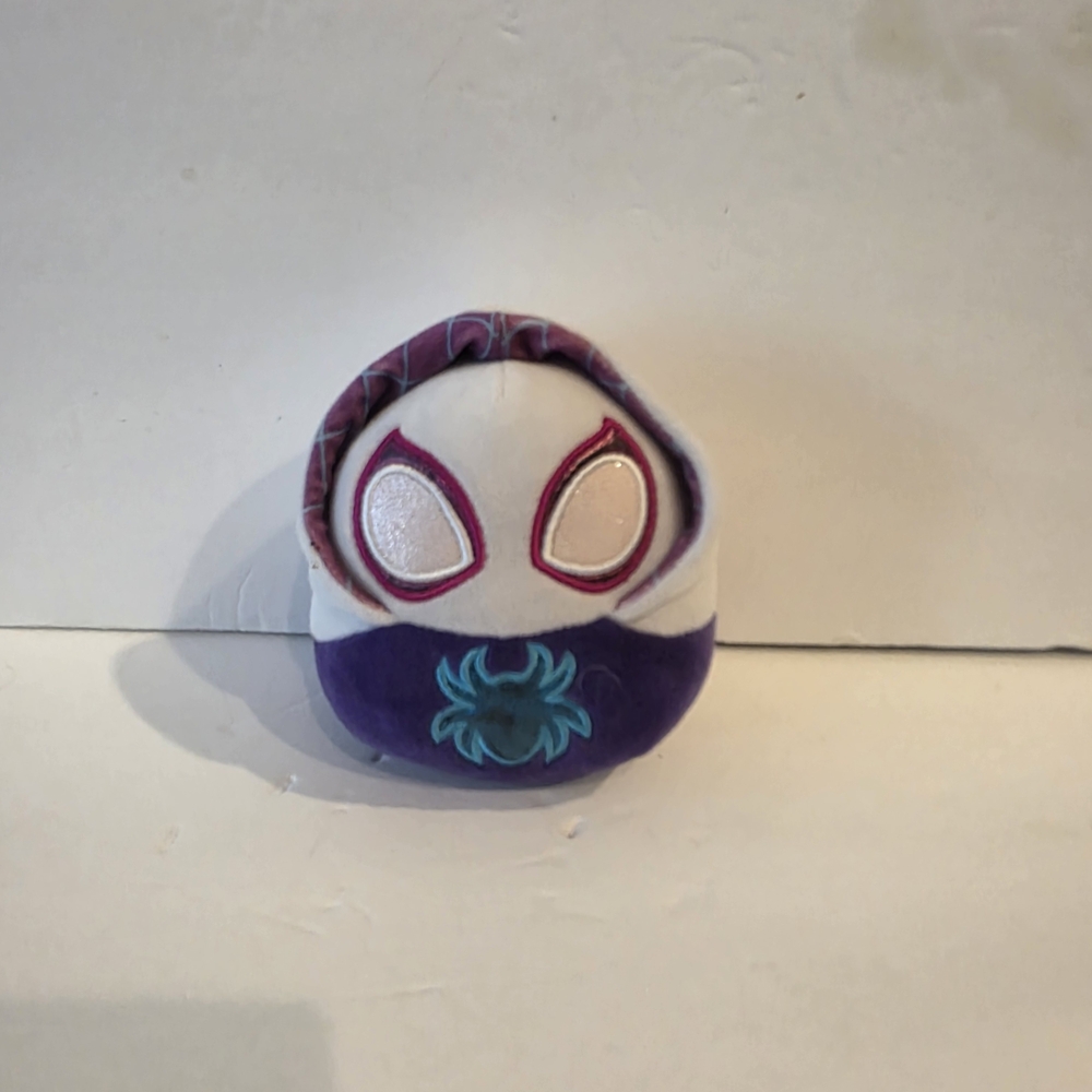 Kellytoy Purple and White Stuffed Animal